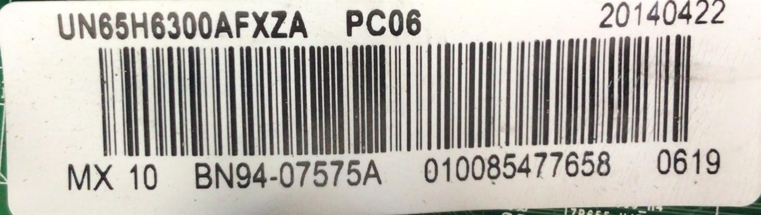 KIT DE TARJETAS PARA TV SAMSUNG / MAIN BN94-07575A / BN41-02157B / BN97-09212C / T-CON 5565T07C14 / 55.65T07.C14 / T650HVN05.7 / 65T07-C0E / FUENTE BN44-00706A / BN4400706A / L65S1_EHS / PANEL CY-GH065CSAV1H / MODELO UN65H6300 / UN65H6300AFXZA AH01 - Imagen 4